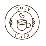 画像:Cozy cafe（コージーカフェ）のロゴ